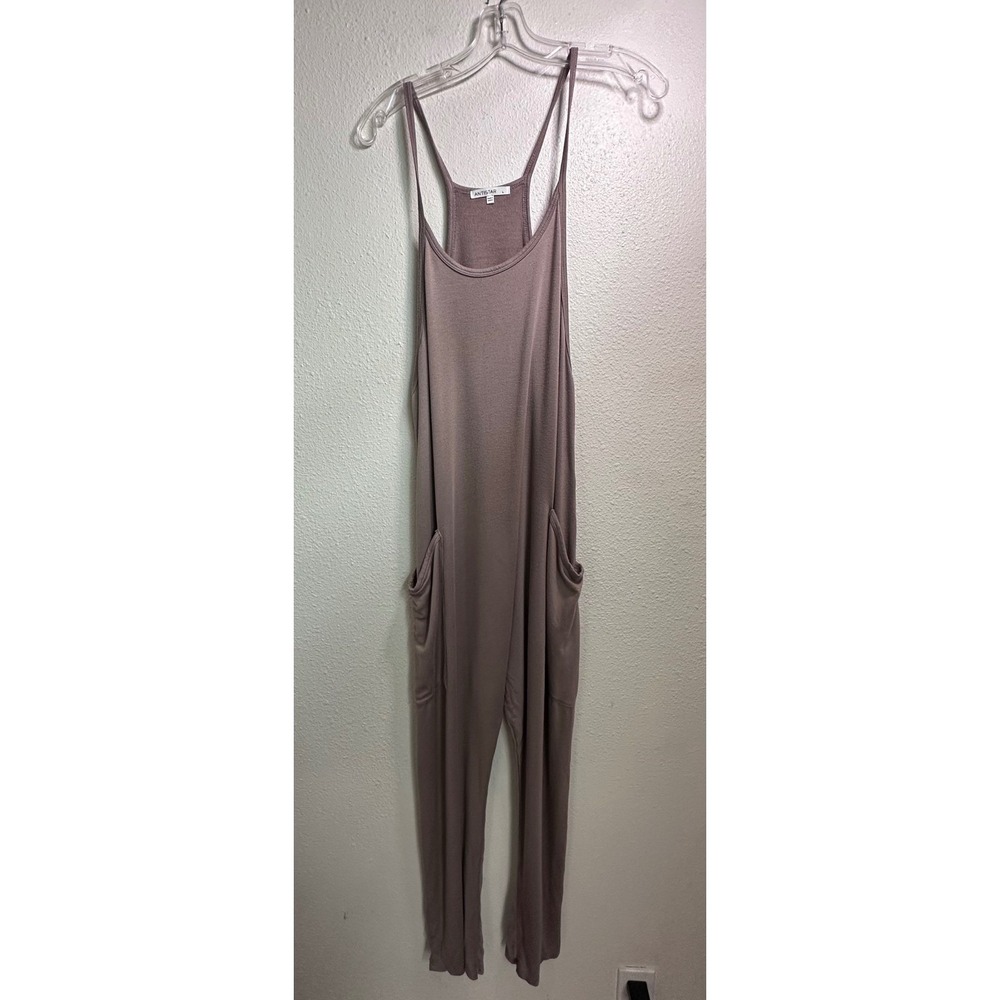 Antistar Womens Mauve Harem Jumpsuit Sleeveless Pockets AM1161 Size L